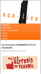 Mobile Screenshot of non-lieu.fr